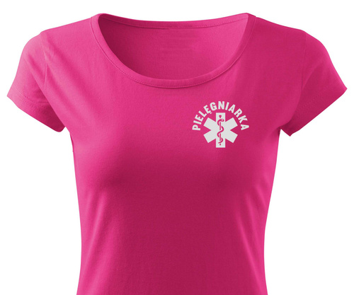 PIELĘGNIARKA + ESKULAP koszulka z nadrukiem