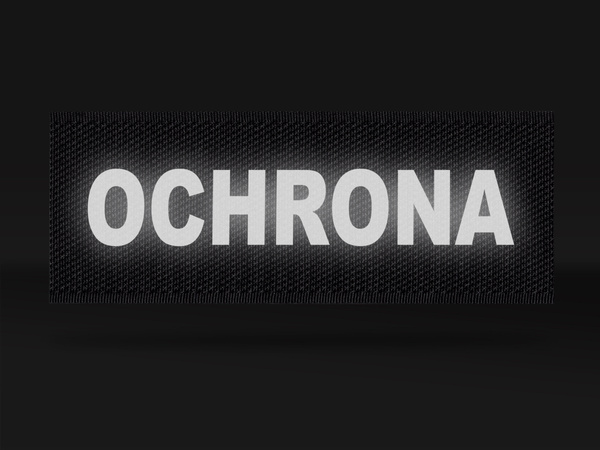 OCHRONA emblemat odblaskowy