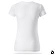 Damska koszulka bawełniana T-shirt - kolor biały