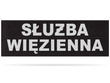 SŁUŻBA WIĘZIENNA emblemat odblaskowy