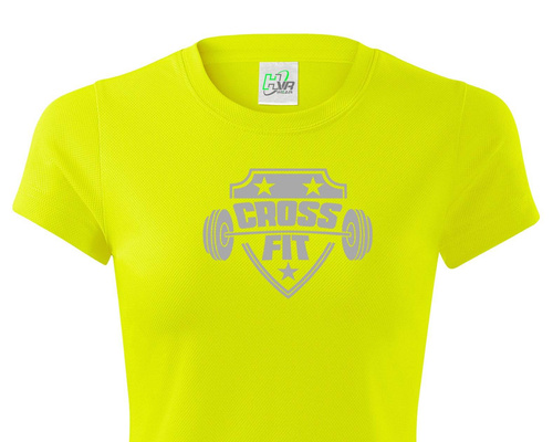 CROSSFIT sztanga damska koszulka termoaktywna 10