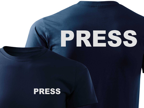 PRESS koszulka z nadrukiem
