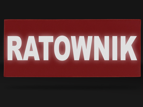RATOWNIK naszywka odblaskowa