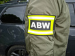 Odblaskowa opaska szybkiego rozpoznania nadruk ABW (Agencja Bezpieczeństwa Wewnętrznego)