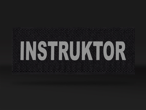INSTRUKTOR emblemat odblaskowy