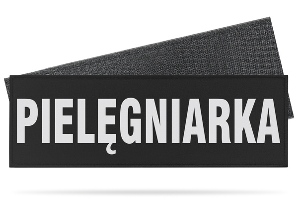 PIELĘGNIARKA naszywka odblaskowa