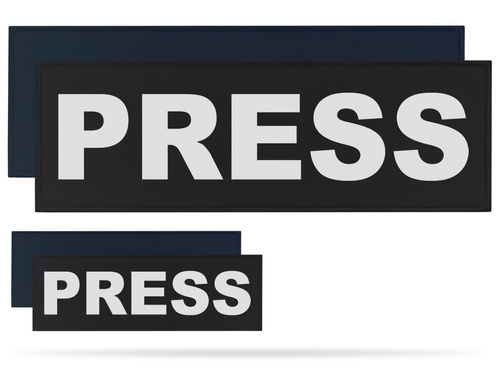 PRESS zestaw naszywek odblaskowych