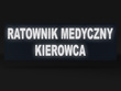 RATOWNIK MEDYCZNY KIEROWCA emblemat odblaskowy