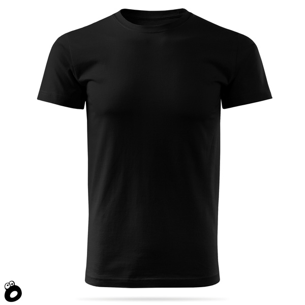 Zestaw 3 sztuk męskich koszulek bawełnianych T-shirt - czarnych