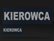 KIEROWCA zestaw emblematów odblaskowych