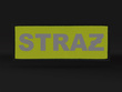 STRAŻ naszywka odblaskowa