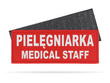 PIELĘGNIARKA MEDICAL STAFF naszywka odblaskowa