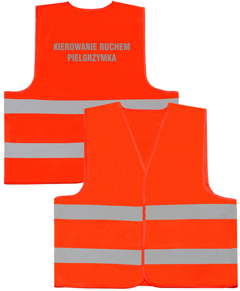 KIEROWANIE RUCHEM PIELGRZYMKA kamizelka odblaskowa