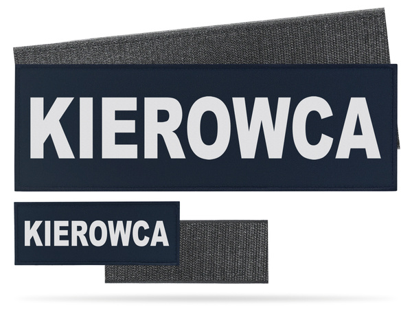 KIEROWCA zestaw emblematów odblaskowych