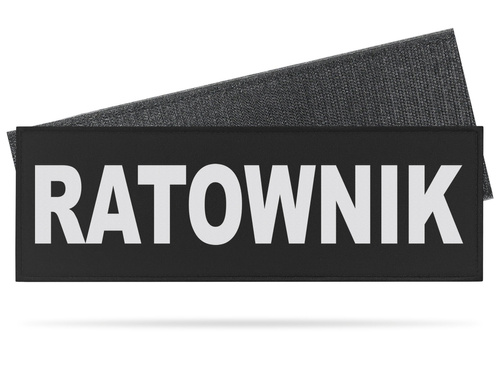 RATOWNIK naszywka odblaskowa