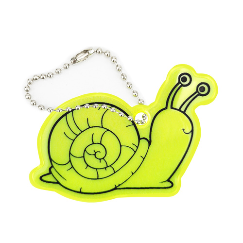 Zawieszka odblaskowa na łańcuszku - ŚLIMAK