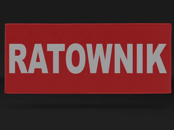 RATOWNIK naszywka odblaskowa