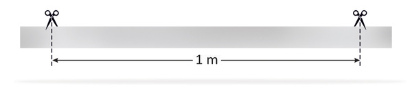 Odblaskowa taśma do wprasowania srebrna 2,5 cm - 1 mb.