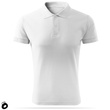 Koszulka męska bawełniana polo - kolor biały