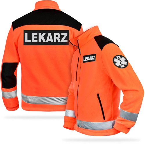 Bluza polarowa z emblematami LEKARZ