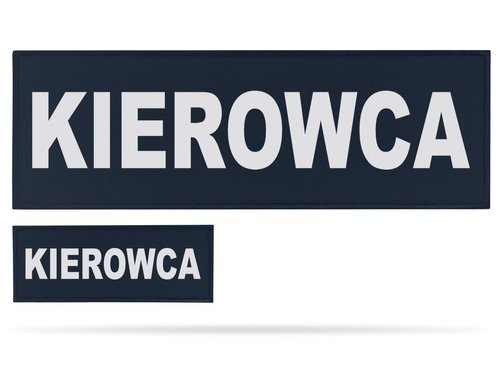 KIEROWCA zestaw naszywek odblaskowych