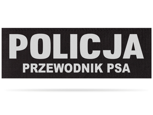 POLICJA PRZEWODNIK PSA emblemat odblaskowy