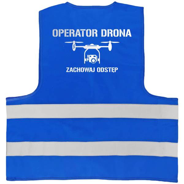 Kamizelka odblaskowa nadruk OPERATOR DRONA wz. 1