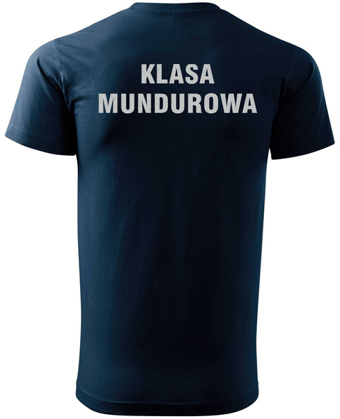 Koszulka T-shirt wzór odblaskowy KLASA MUNDUROWA