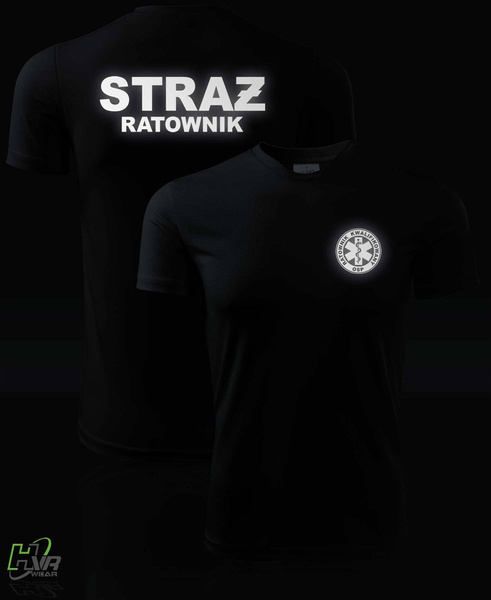 Koszulka termoaktywna T-shirt STRAŻ RATOWNIK OSP