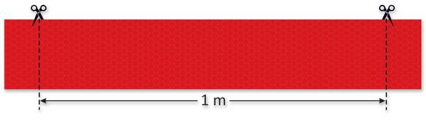 Odblaskowa taśma samoprzylepna 10cm - czerwona