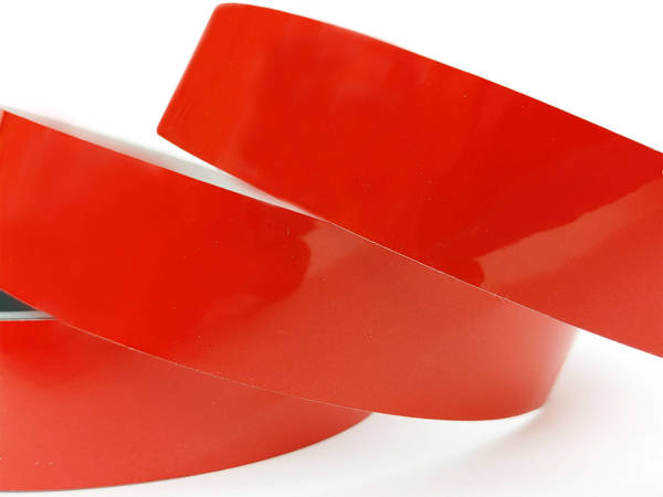 Odblaskowa taśma samoprzylepna czerwona 2,5 cm