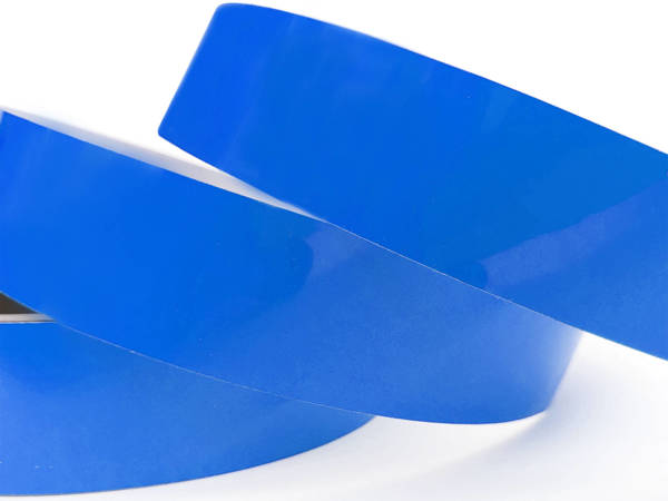 Odblaskowa taśma samoprzylepna niebieska 2,5 cm