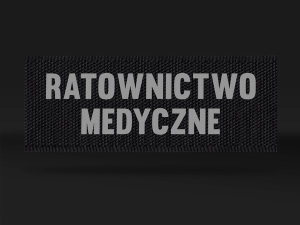 RATOWNICTWO MEDYCZNE emblemat odblaskowy