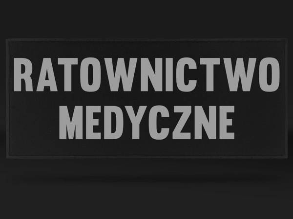 RATOWNICTWO MEDYCZNE naszywka odblaskowa