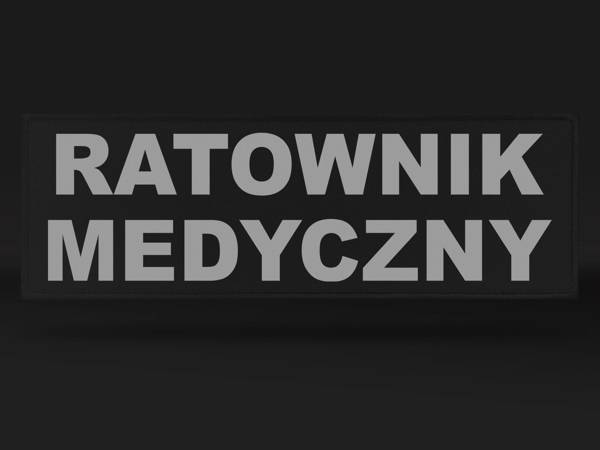 RATOWNIK MEDYCZNY naszywka odblaskowa