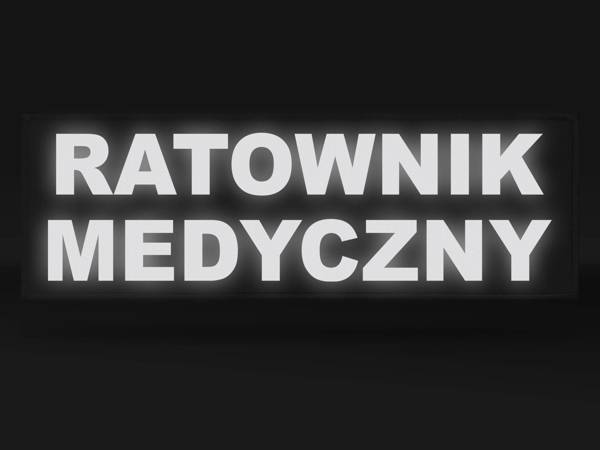 RATOWNIK MEDYCZNY naszywka odblaskowa