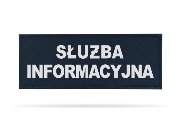 SŁUŻBA INFORMACYJNA naszywka odblaskowa 