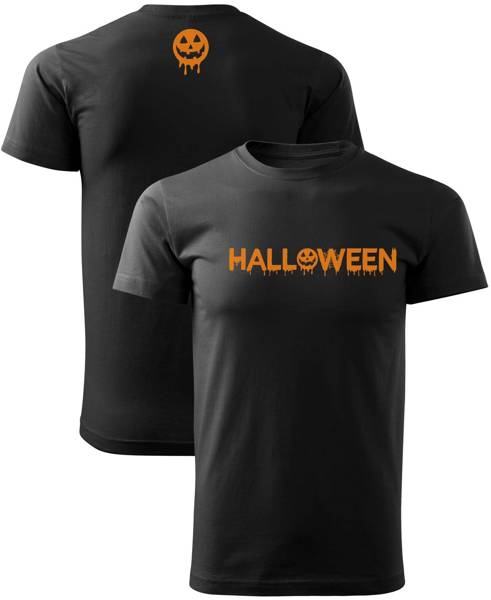 T-shirt czarny – Halloween / H01