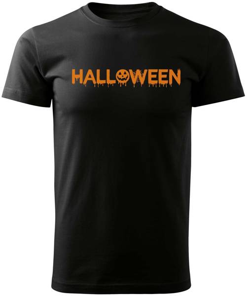 T-shirt czarny – Halloween / H01