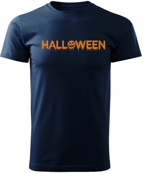 T-shirt granatowy – Halloween / H01