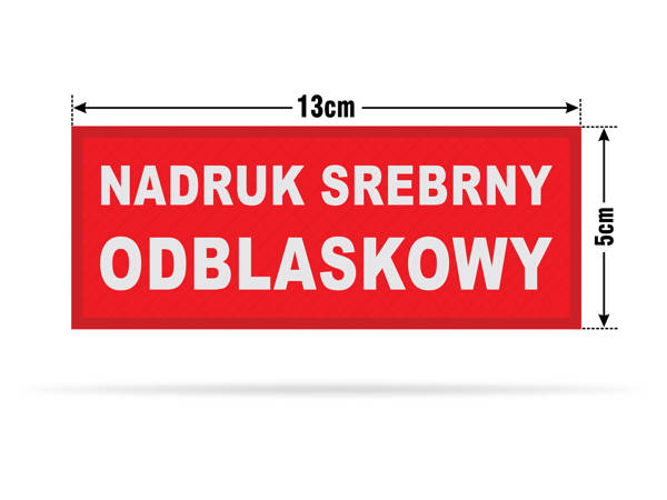 TRANSPORT MEDYCZNY naszywka odblaskowa