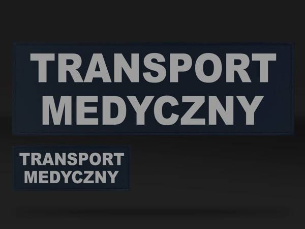 TRANSPORT MEDYCZNY zestaw emblematów odblaskowych