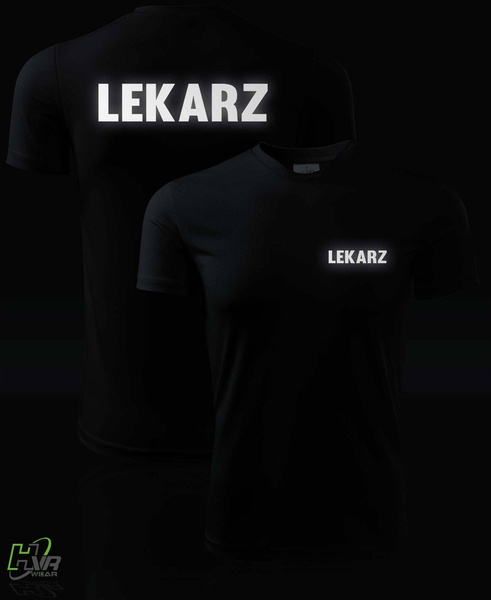 Termoaktywna koszulka T-shirt nadruk LEKARZ