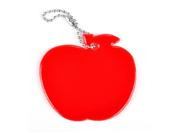 Zawieszka odblaskowa – jabłko czerwone