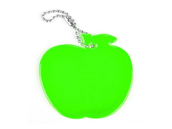 Zawieszka odblaskowa – jabłko zielone