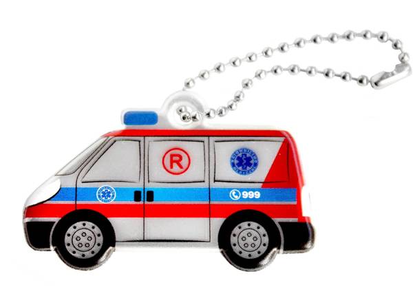 Zawieszka odblaskowa – karetka pogotowie ambulans