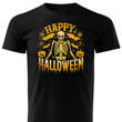 Koszulka bawełniana T-shirt nadruk HALLOWEENOWY KOŚCIOTRUP