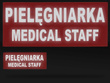 PIELĘGNIARKA MEDICAL STAFF zestaw naszywek odblaskowych