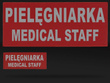 PIELĘGNIARKA MEDICAL STAFF zestaw naszywek odblaskowych