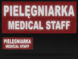 PIELĘGNIARKA MEDICAL STAFF zestaw naszywek odblaskowych